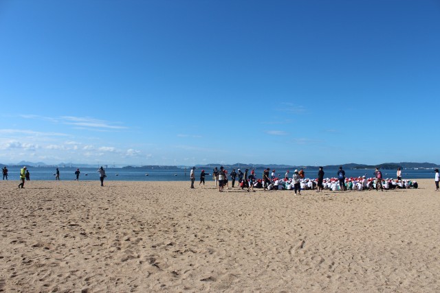 地引き網と瀬戸大橋